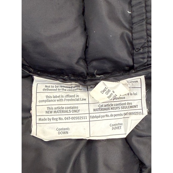 Eddie Bauer Jacket Womens Small Black Luna Peak Down Parka Puffer Outdoors EB550 - Picture 11 of 12